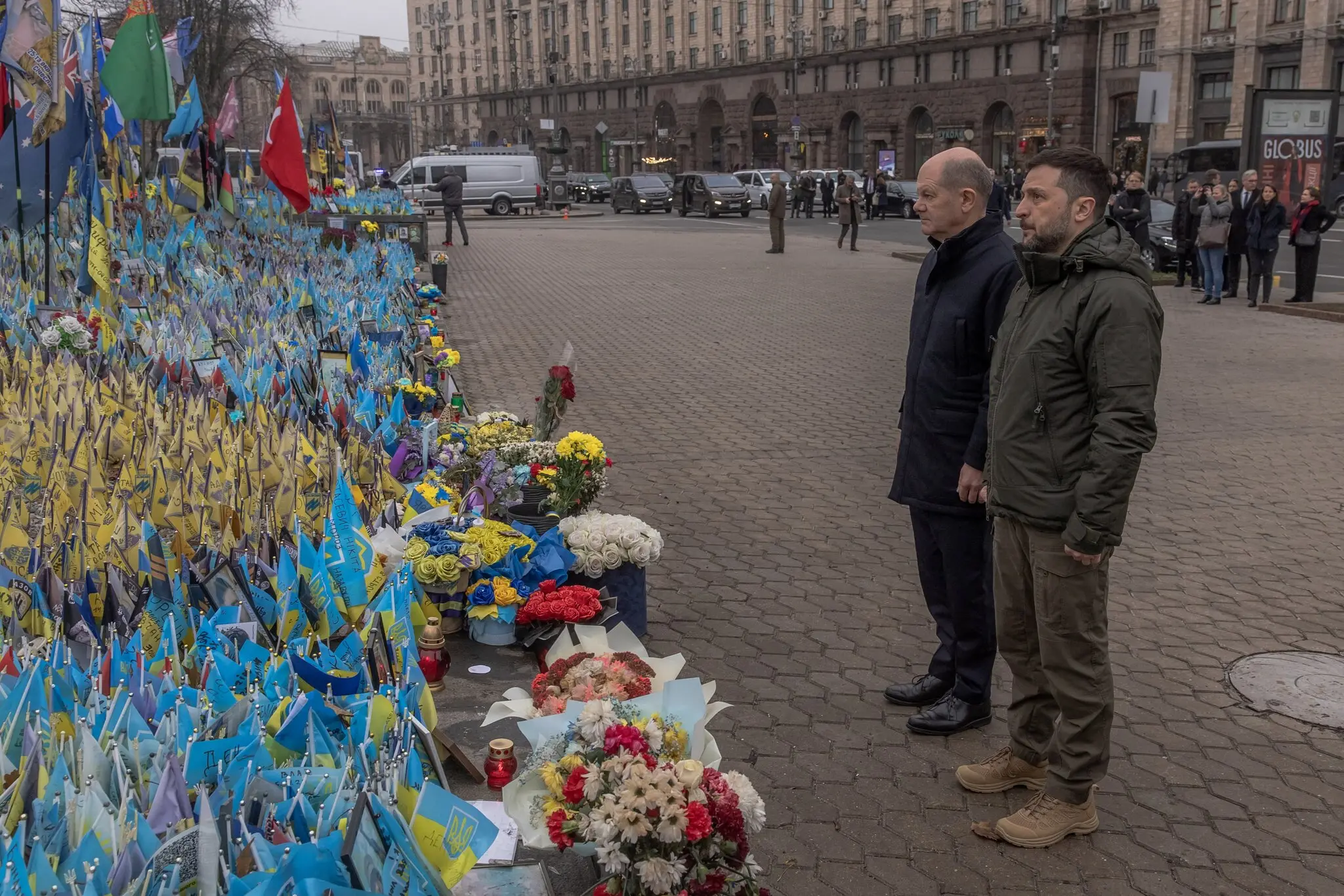 Німеччина обіцяє додаткову допомогу Україні в розмірі $680 мільйонів: візит Шольца до Києва